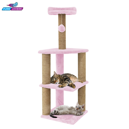 Soft Fur Activity Cat Tree for Kittens & Cats