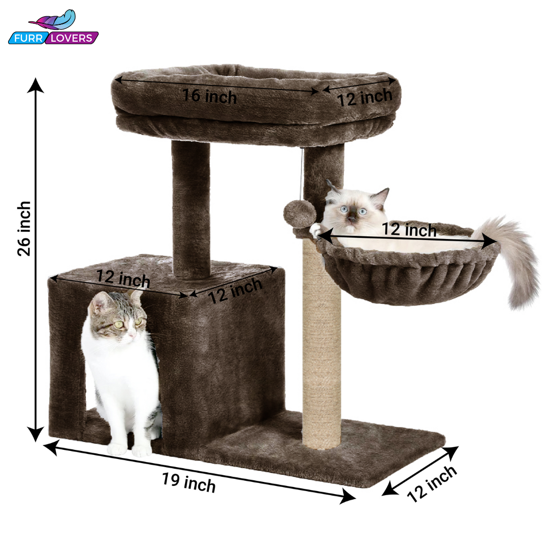 Soft Fur Condo Activity Cat Tree