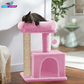 Condo Kitten Cat Tree - Plush Fur Fabric